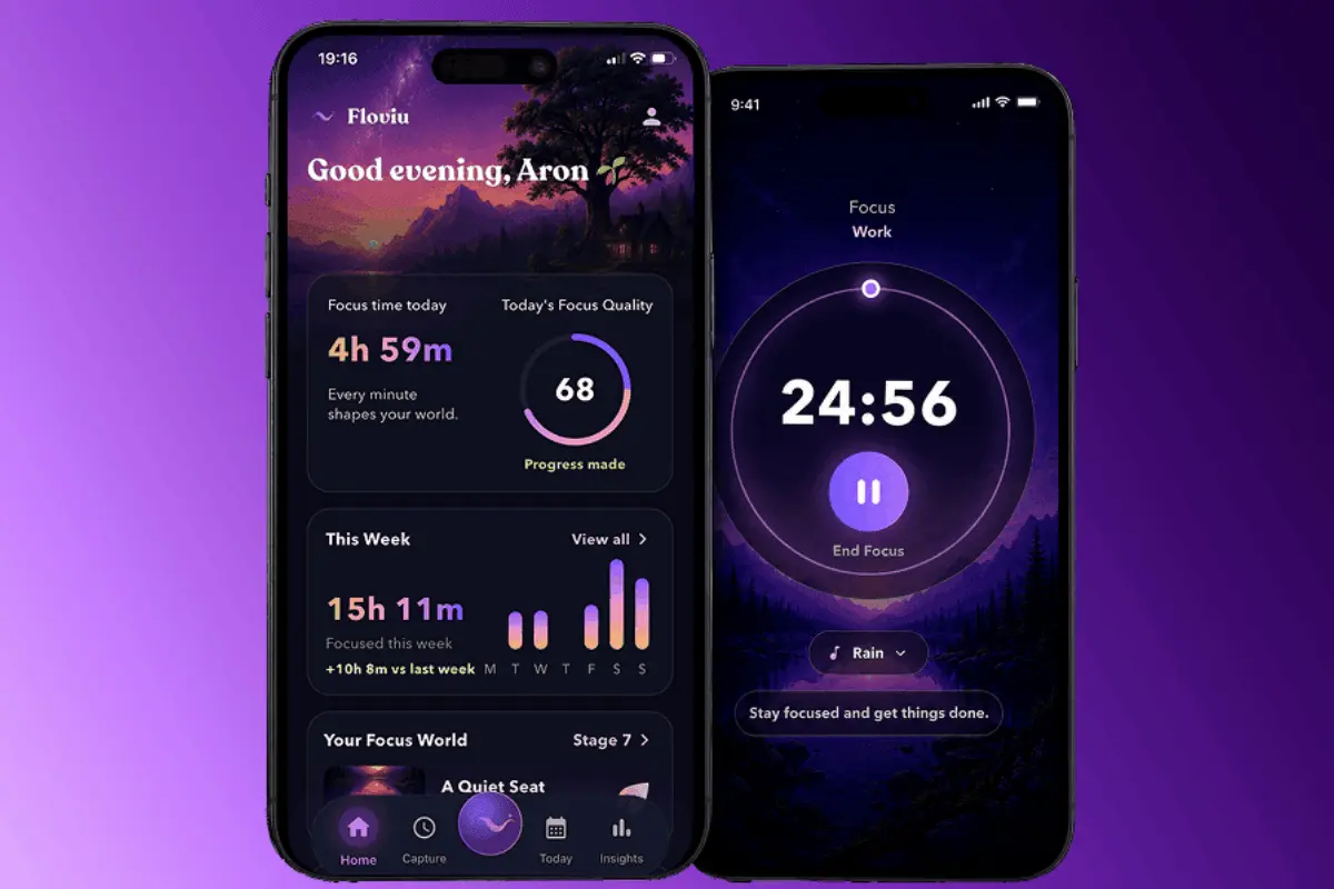 Floviu - A focus app for deep work