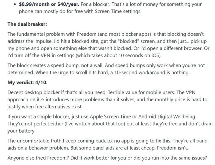 Reddit comment about Freedom app (1) (1)