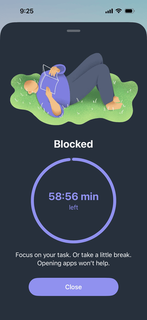 one sec blocking screen (1)