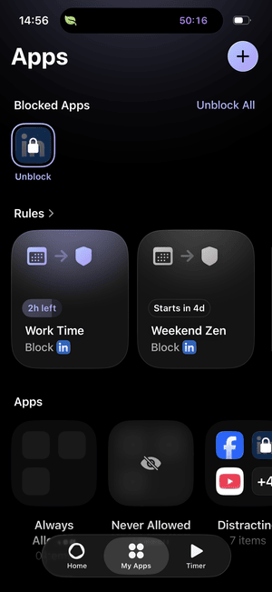 Opal app limits