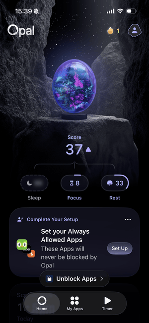 Opal score feature