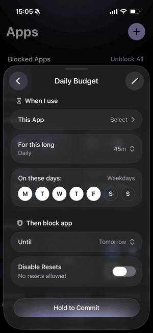 blocking apps